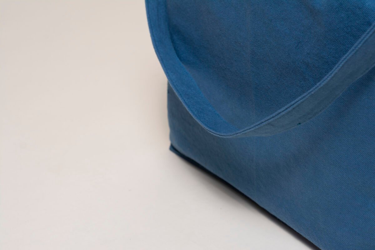 Tote Bag Grande Cuadrada: Azul - Imagen 2