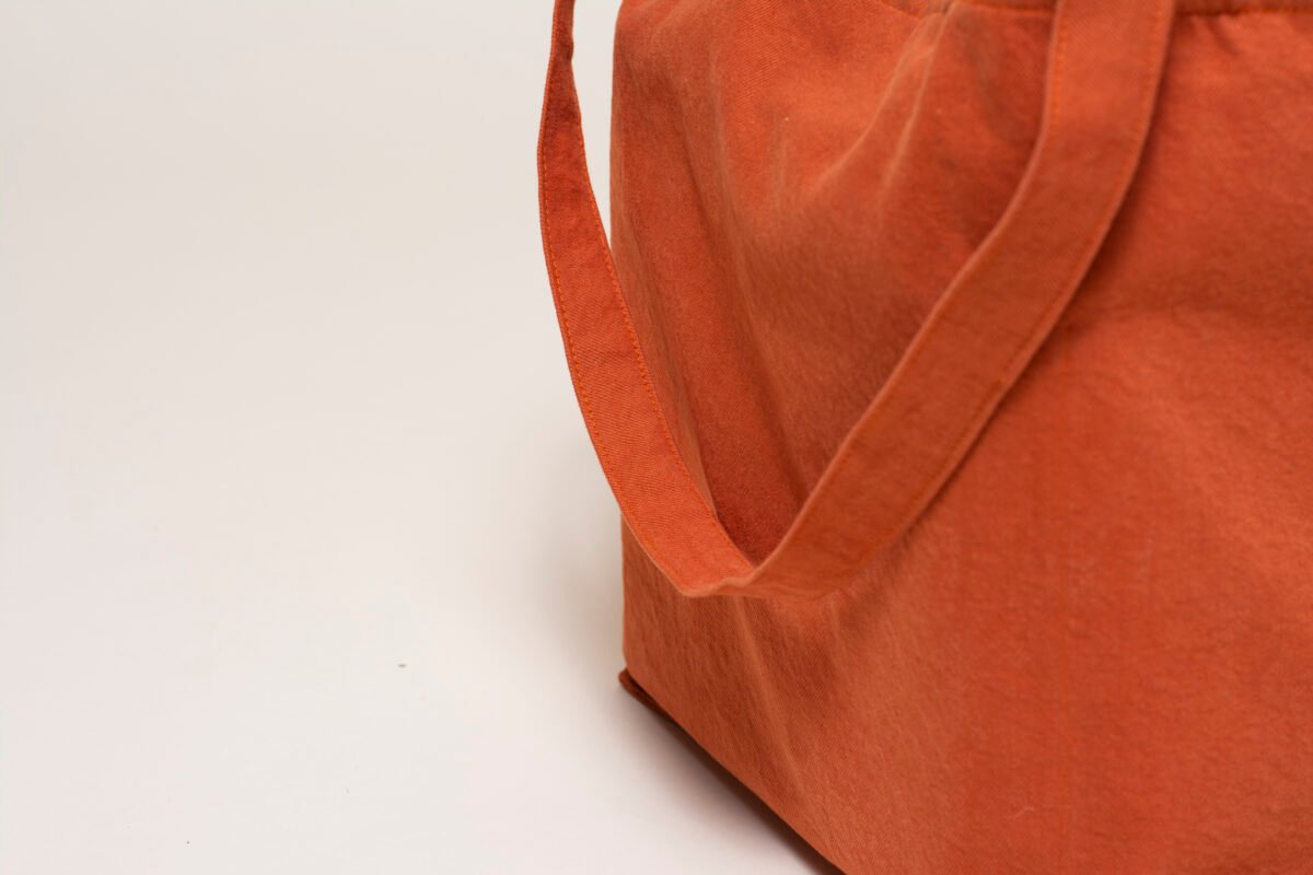 Tote Bag Grande Cuadrada: Ladrillo - Imagen 3