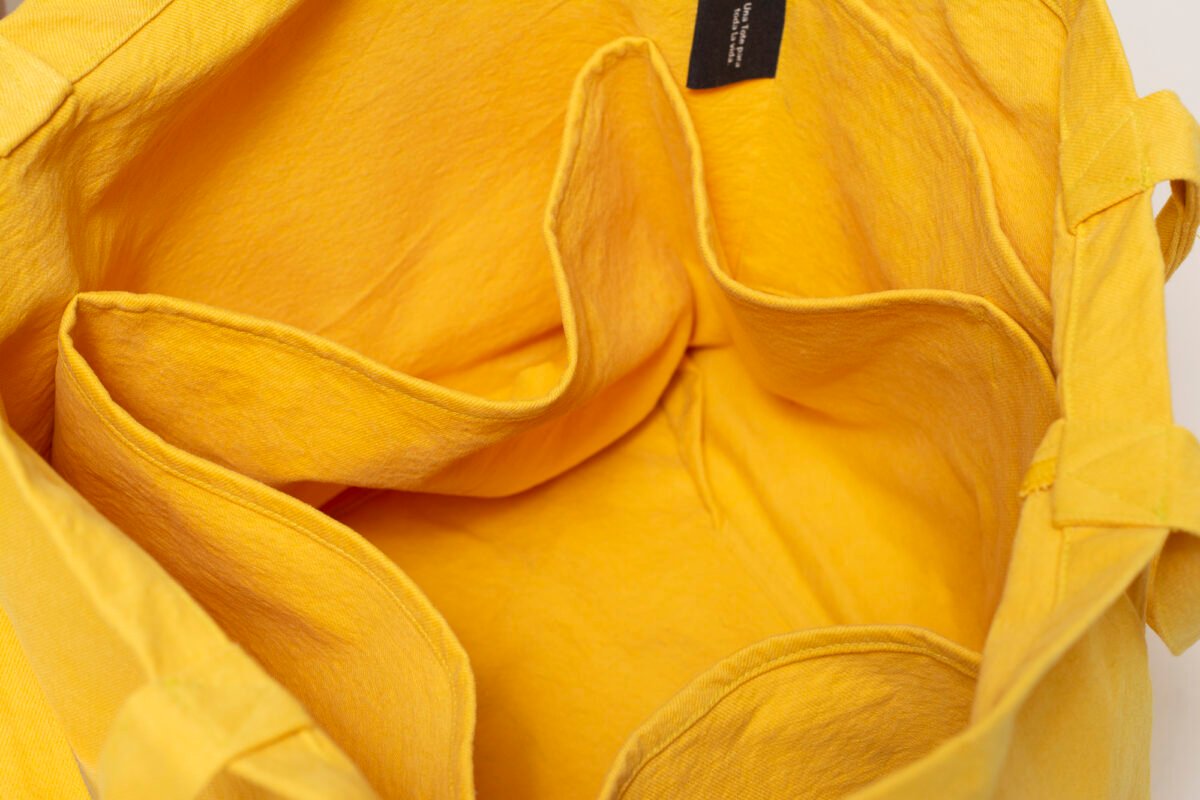 Tote Bag Grande Cuadrada: Amarillo - Imagen 7