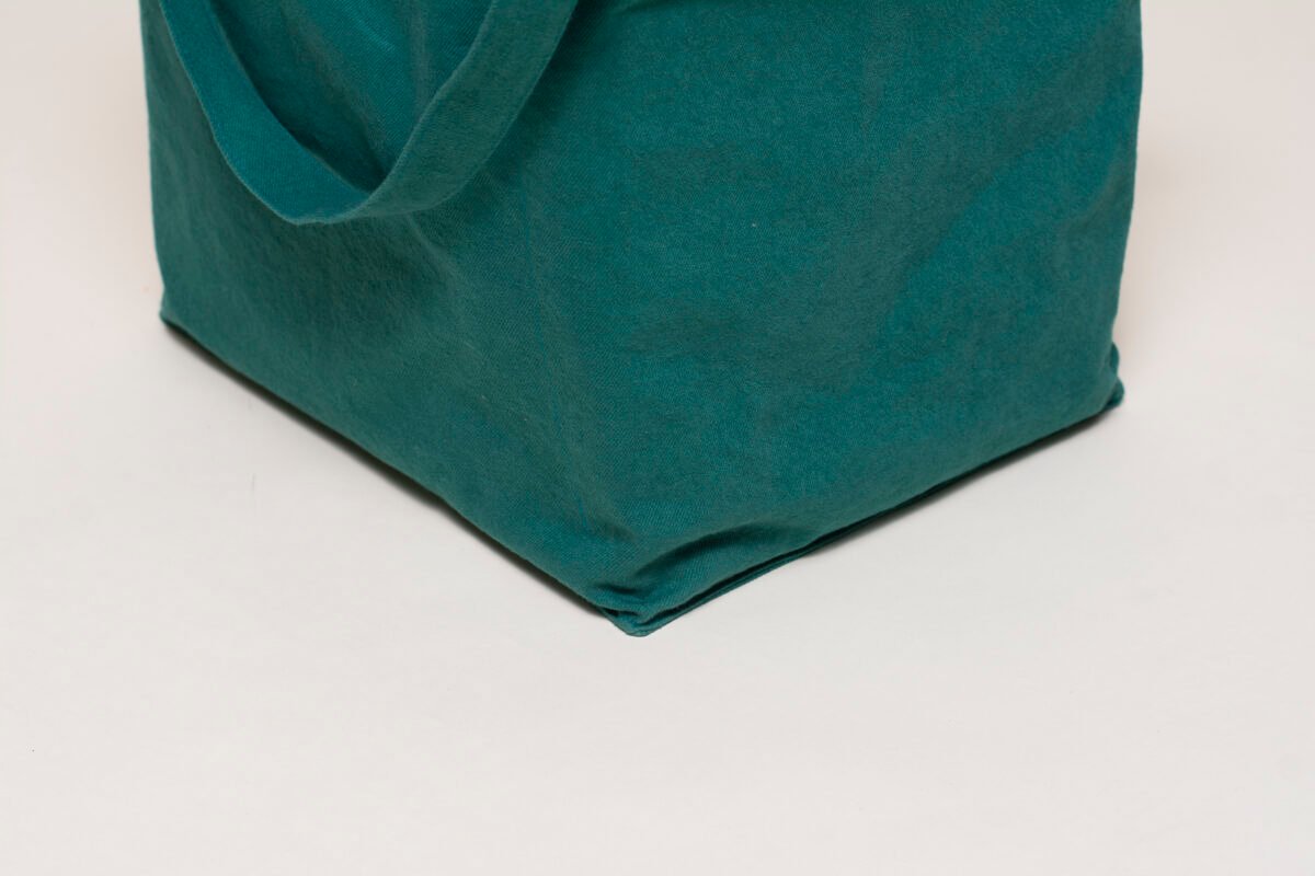 Tote Bag Grande Cuadrada: Turquesa - Imagen 2