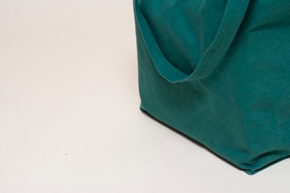 Tote Bag Grande Cuadrada: Turquesa - Imagen 3