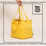 Tote Bag Grande Cuadrada: Amarillo