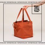Tote Bag Grande Cuadrada: Ladrillo