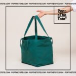 Tote Bag Grande Cuadrada: Turquesa